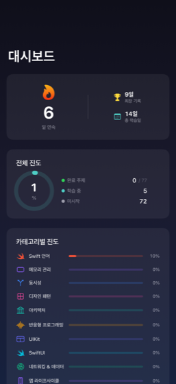 AI면접-앱개발 — 대시보드